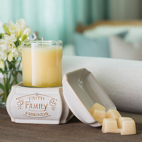 Candle Warmer, faith family friends warmer