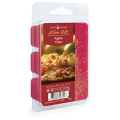 Apple Crisp Artisan Wax Melts by Candle Warmers Etc. Baked tart apples topped with a sweet, spiced crumble. 100% soy wax.