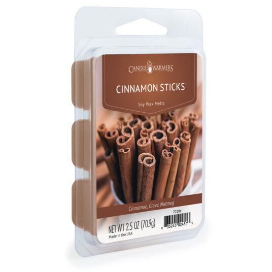 CINNAMON STICKS FRAGRANCE: Spicy cinnamon stick with a hint of warm nutmeg. TOP NOTES: Cinnamon, Clove Bud MID NOTES: Cinnamon, Aromatic BASE NOTES: Citrus, Roasted Spice