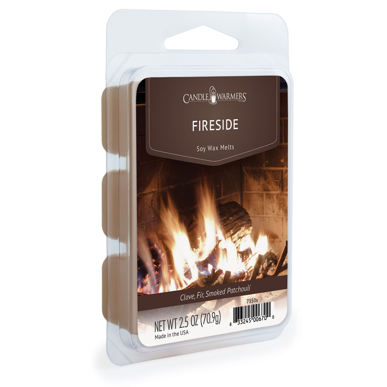 FIRESIDE FRAGRANCE: Crackling wood-burning fireplace infused with notes of sugared cinnamon. TOP NOTES: Citrus Peel, Clove Leaf, Cinnamon Bark MID NOTES: Fresh Rosemary, Fir Needle, Cedar Leaf, Winterberry BASE NOTES: Sandalwood, Smoked Patchouli, Sweet Hay, Sheer Musk