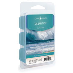 OCEAN TIDE FRAGRANCE: Tranquil water, warm sand, and tropical flowers. TOP NOTES: Peach, Plum, Black Currant, Apple MID NOTES: Night Blooming Jasmine, Honeysuckle BASE NOTES: Vanilla, Musk