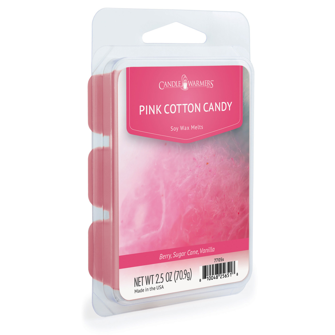 Candle Warmers Soy Wax Melts, Pink Cotton Candy - 2.5 oz