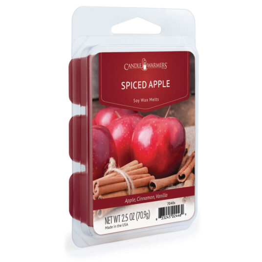 SPICED APPLE FRAGRANCE: Bold notes of fresh fall apples, cinnamon, and clove. TOP NOTES: Apple, Banana, Cherry MID NOTES: Cinnamon, Clove BASE NOTES: Vanilla