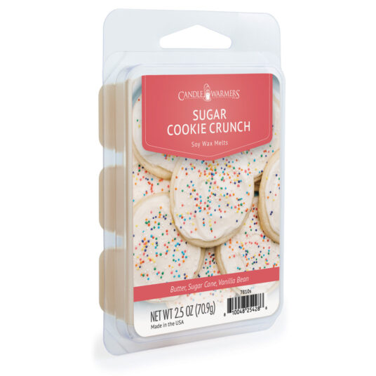 SUGAR COOKIE CRUNCH FRAGRANCE: Fresh-baked cookies frosted in creamy vanilla icing. TOP NOTES: Butter, Sweet Berry MID NOTES: Heliotrope, Sugar BASE NOTES: Malt, Vanilla Bean, Maple