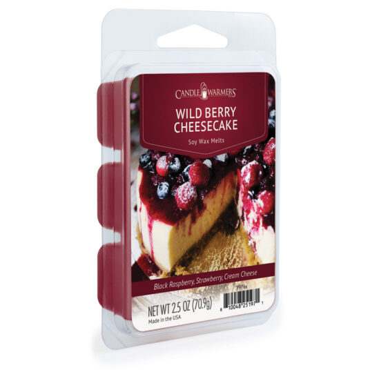 WILD BERRY CHEESECAKE FRAGRANCE: Decadent cheesecake topped with an assortment of sweet, juicy berries. TOP NOTES: Berry Cheesecake, Buttery, Apple MID NOTES: Strawberry, Cinnamon, Anise, Coconut BASE NOTES: Vanillin, Caramel, Tonka