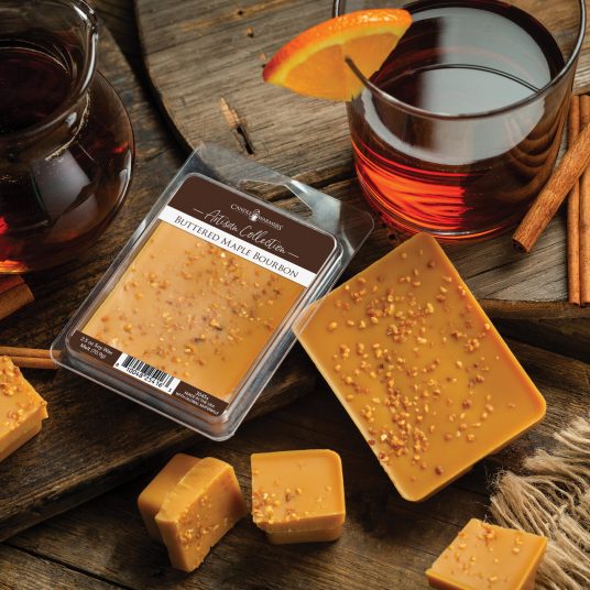 Buttered Maple Bourbon Artisan Wax Melts by Candle Warmers Etc. Warm bourbon spiced with fragrant maple and butter.