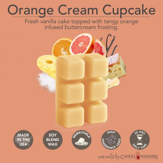 Orange Cream Cupcake Classic Wax Melts