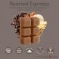 ROASTED ESPRESSO FRAGRANCE: Freshly brewed espresso with highlights of creamy vanilla and caramel. TOP NOTES: Sweets, Caramelized Sugar, Butter MID NOTES: Chocolate Cream, Vanilla Ice Cream BASE NOTES: Roasted Coffee Bean, Caramel
