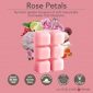 ROSE PETALS FRAGRANCE: Nostalgic notes of sweet, Summer garden bouquet of soft rose petals and sweet fruit blossoms. TOP NOTES: Champagne, Litchi, Pink Berry, Bergamot MID NOTES: Pink Peony, Rose, Freesia BASE NOTES: White Musk, Amber