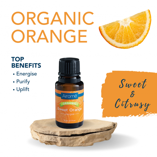 Sweet Orange Organic mL Essential Oil