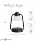 Beacon Candle Warmer Lantern Black