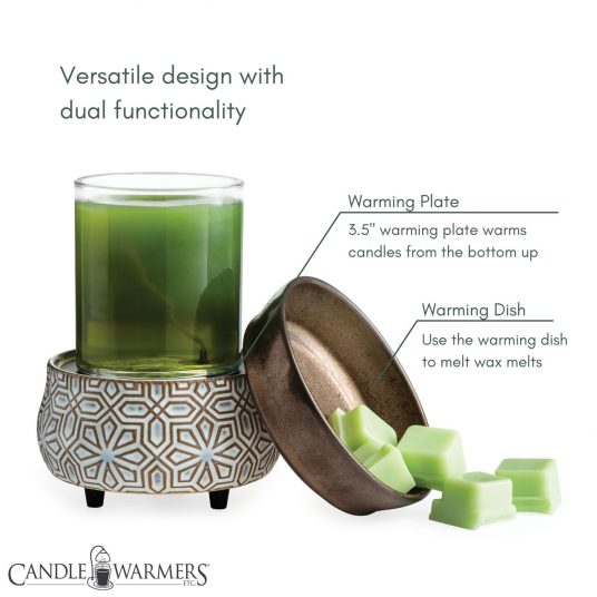 Candle Warmers Lattice 2-in-1 Fragrance Warmer