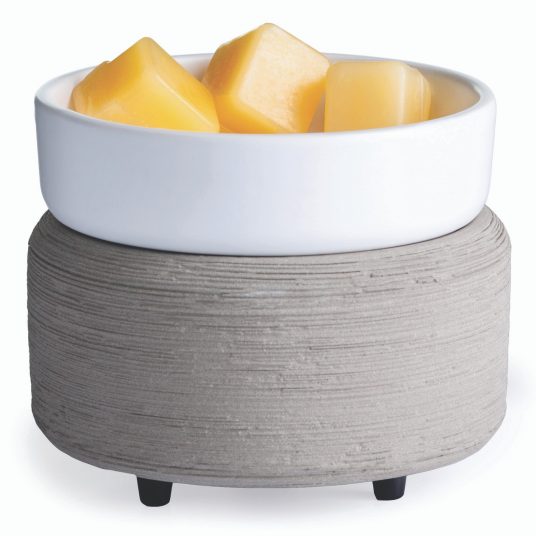 Candle Warmers 2-in-1 Classic Warmer - Gray Texture