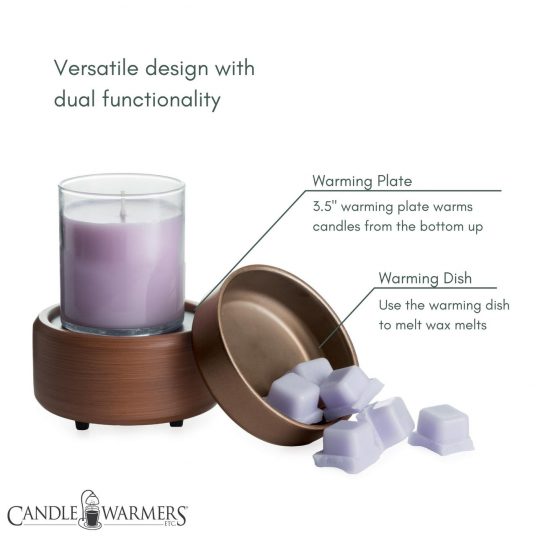 New Double Wax Warmer - Dual Wax Melting in Four Stylish Colors