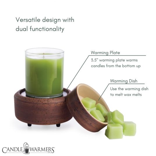 Ceramic Wax Melt Warmer Scentsy Warmer 2-in-1 Candle Wax Melter and  Fragrance Warmer for