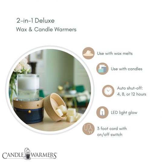 2 in 1 Candle and Wax Melt Warmers — SPARKS OF LIGHT