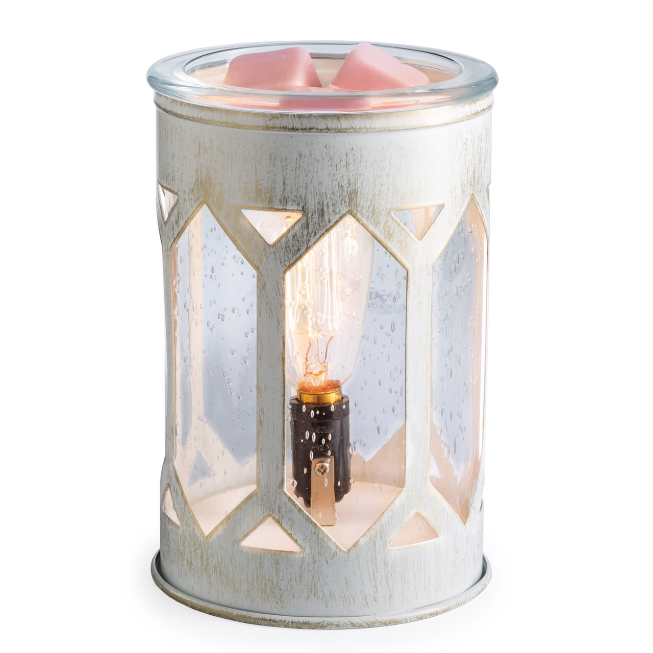 Candle Warmers Etc Fragrance Warmer, Edison Bulb Illumination, Mission