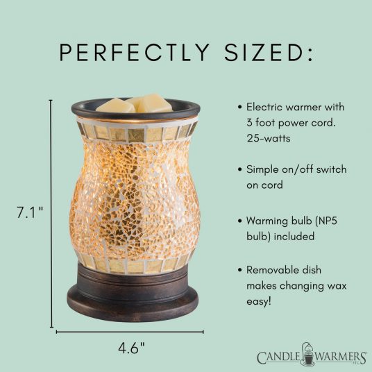 Gilded Glass Illumination Wax Melt Warmer (Electric) – The Radiant