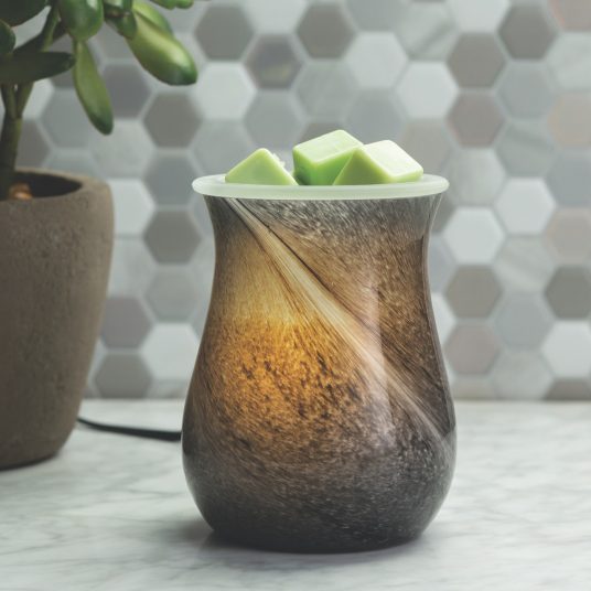 Obsidian Glass Illumination Fragrance Warmer