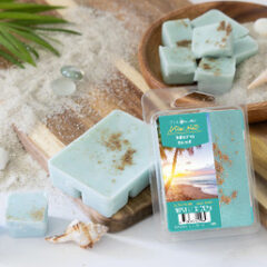 Bahama Beach Artisan Wax Melts by Candle Warmers Etc. Fresh tropical fruit accented with a mild island breeze and warm salty sand.