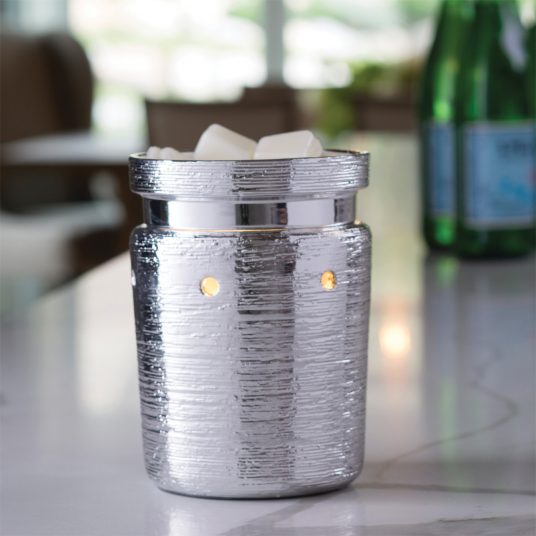 Brushed Chrome Illumination Fragrance Warmer