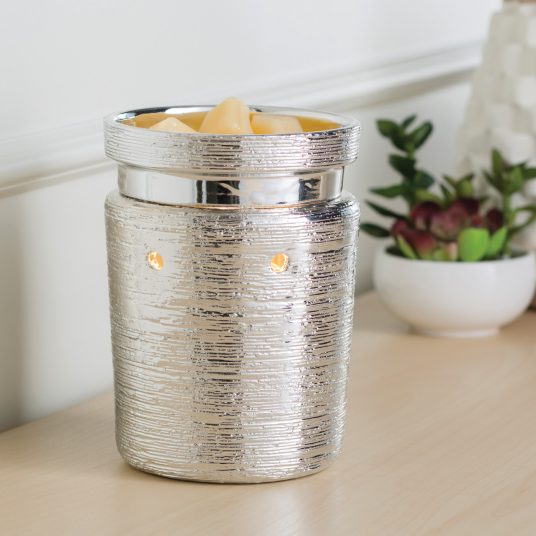 Brushed Chrome Illumination Fragrance Warmer