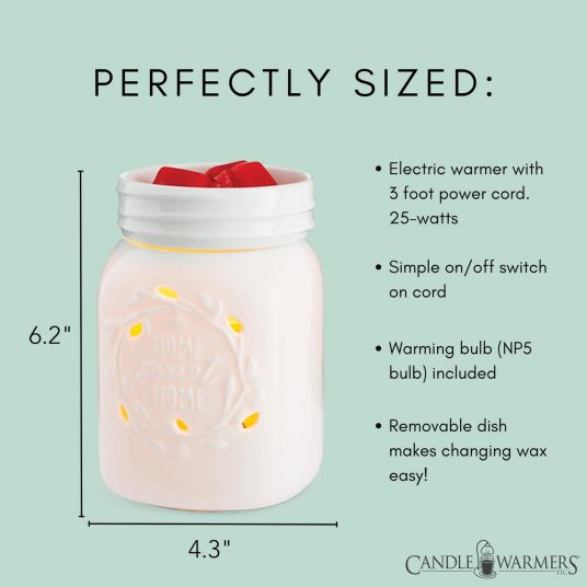 Mason Jar Wax Warmer – The Canary's Nest Candle Company