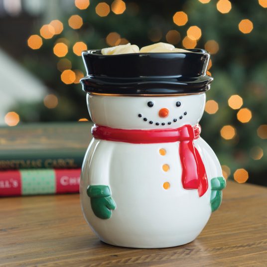 Yankee Candle Snowman Tart Warmer, Winter Home Decor, Wax Melt