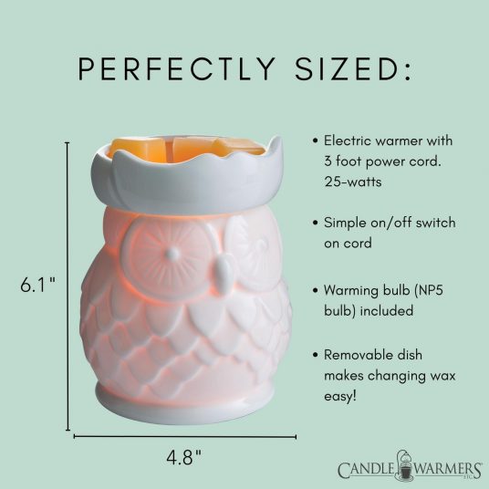 Owl Porcelain Illumination Fragrance Warmer