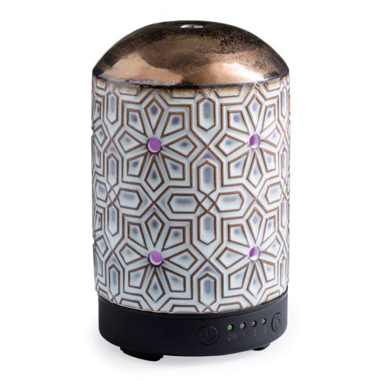 Bronze Geometric Timer Ultra Sonic Diffuser