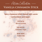 Vanilla Cinnamon Stick Artisan Wax Melts by Candle Warmers Etc. Spicy cinnamon stick dusted with warm vanilla bean and sugar.