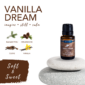 Vanilla Dream Essential Oil Blend is a blend of sweet vanilla infused with subtle spices. Enjoy the soft and distinct richness of a vanilla orchid in bloom.