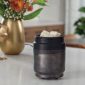 Black Dipped Flip Dish Wax Warmer