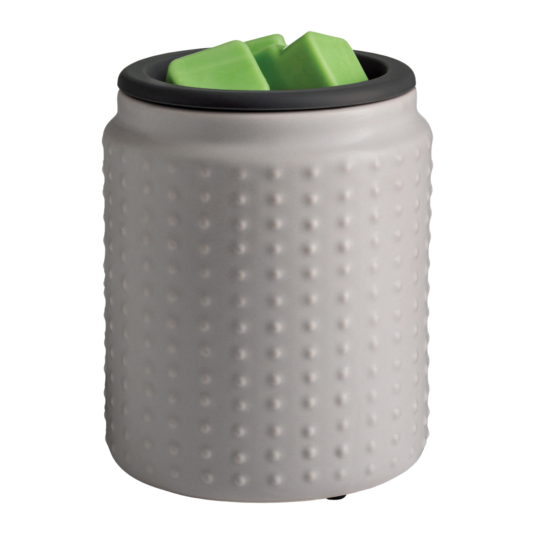Gray Hobnail Flip Dish Wax Warmer