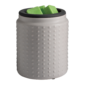 Gray Hobnail Flip Dish Wax Warmer