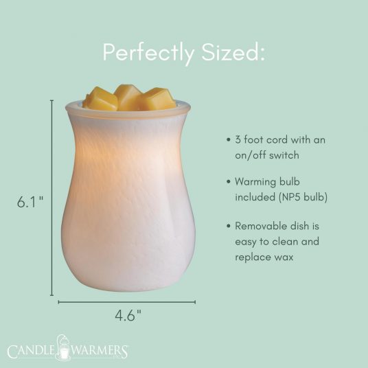 Moonstone Glass Illumination Fragrance Warmer