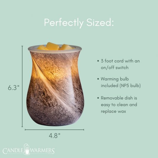 Obsidian Glass Illumination Fragrance Warmer