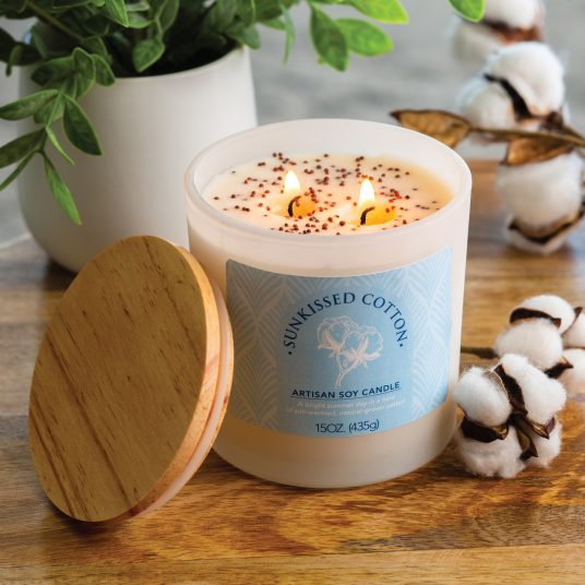 Sunkissed Cotton 14 oz. Limited Edition Artisan Candle