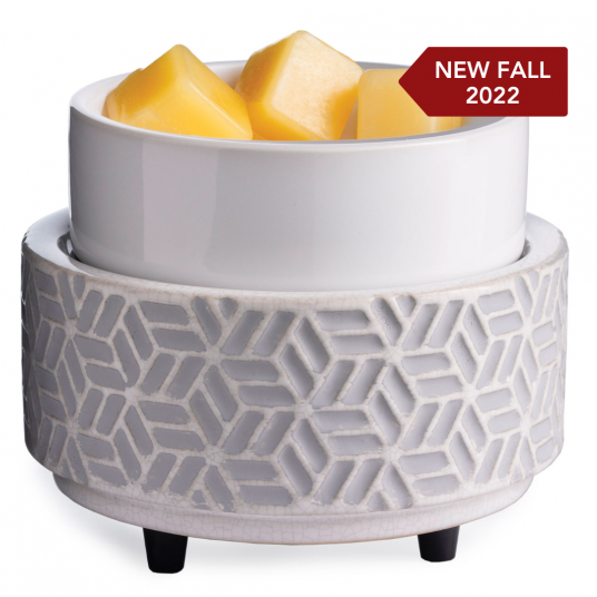 Stone Hexagon 2-In-1 Classic Fragrance Warmer
