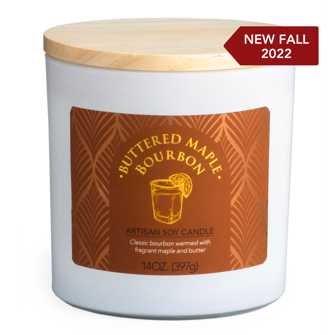Buttered Maple Bourbon 14 oz. Limited Edition Artisan Candle Candle