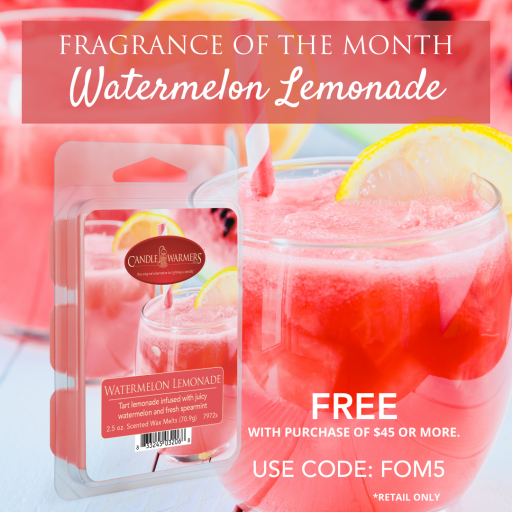 Watermelon Lemonade Wax Melts free with purchase of $45+
