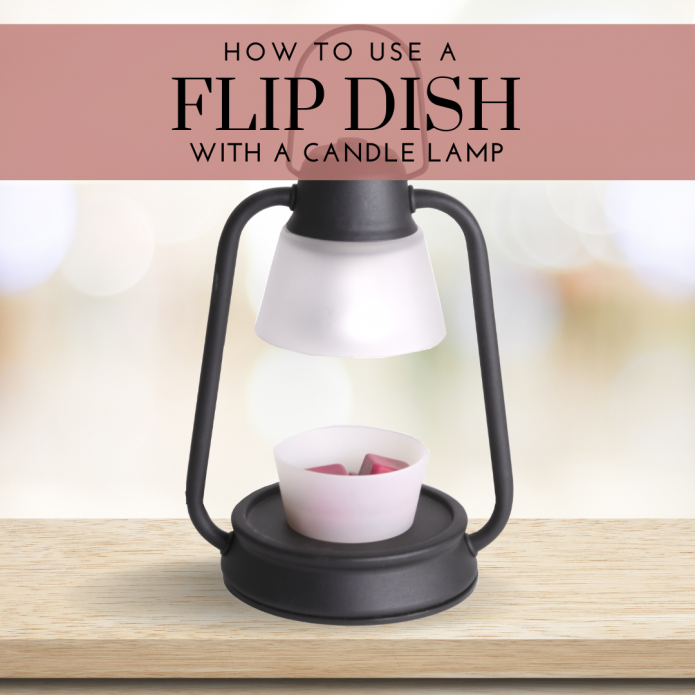 How to use our Flip Dishes to melt wax melts in a candle lamp