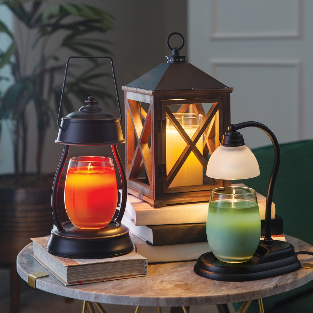 Candle Warmers etc. Hurricane Candle Warmer Lantern, Black