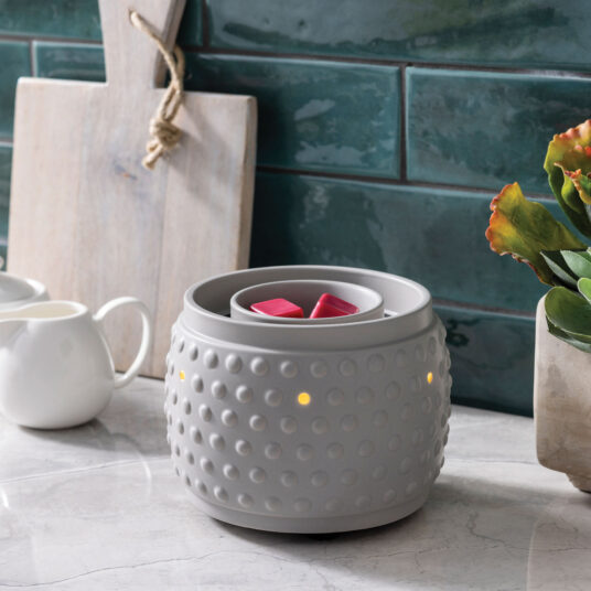 Beaded Slate Illuminaire Fan Fragrance Warmer