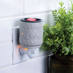 Love Flip Dish Pluggable  Fragrance Warmer