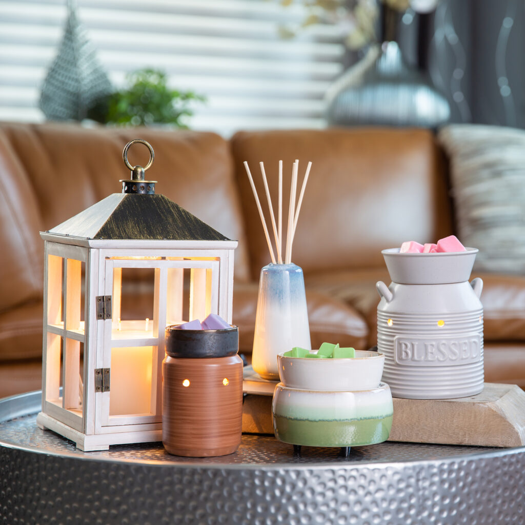 Rose Gold & Grey Ceramic Electric Wax Melter & Warmer  Simple Scents –  Simple Scents by Simpleness Collection