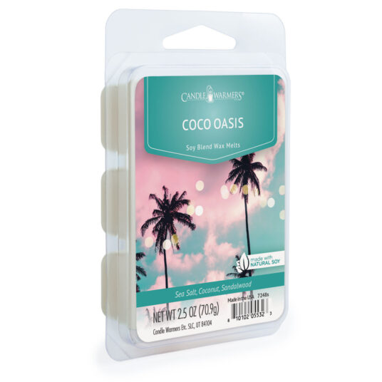 Coco Oasis is a tropical and lush fragrance that captures the soft scent of coconut. The natural aroma of Tahitian Tiare and white tuberose blend seamlessly with creamy coconut to create a soothing scent that will transport you to paradise.