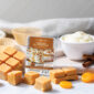 Vanilla & Butterscotch wax melts are a mouthwatering blend of warm maple butterscotch, toffee, and vanilla custard that's covered in a decadent cinnamon glaze. When melted, this heavenly treat will fill your home with the aroma of freshly baked sweets. TOP NOTES: Maple, Butterscotch  MID NOTES: Cinnamon, Coconut BASE NOTES: Vanilla, Toffee