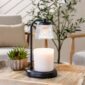 Add a touch of elegance to your home with our Fluted Glass Candle Warmer Lamp. The clear glass shade allows light and warmth to shine through freely, while the glass flutes create a beautiful decorative effect. Our candle warmer lamps use top-down warming technology that lets you enjoy the scent and ambiance of a candle without a flame.