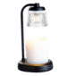 Add a touch of elegance to your home with our Fluted Glass Candle Warmer Lamp. The clear glass shade allows light and warmth to shine through freely, while the glass flutes create a beautiful decorative effect. Our candle warmer lamps use top-down warming technology that lets you enjoy the scent and ambiance of a candle without a flame.